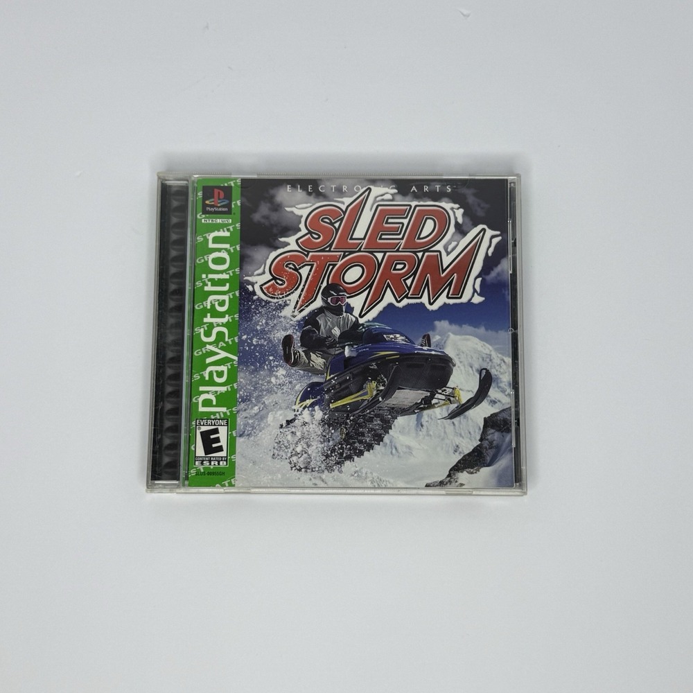 Sled Storm (Sony PlayStation 1, 1999) CIB Complete w Reg Card Tested Working